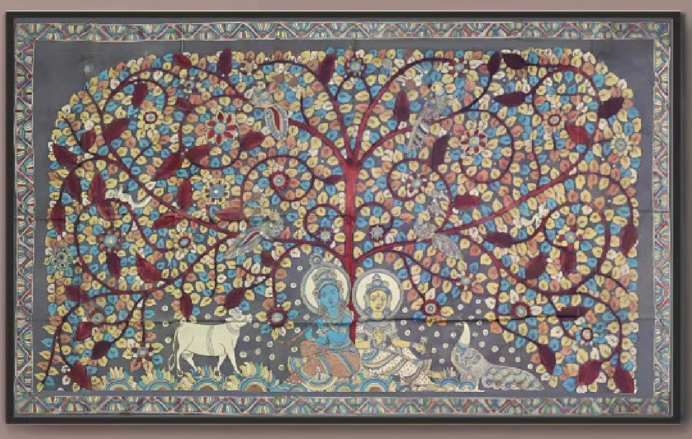 Radha Krishna under Tree of Life